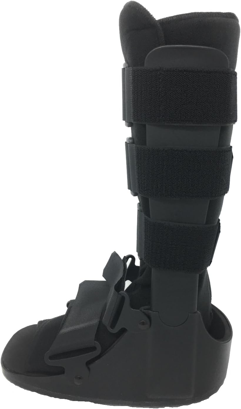OTC Walker Boot Delux Short Low Top Leg Cast, Black, X-Small