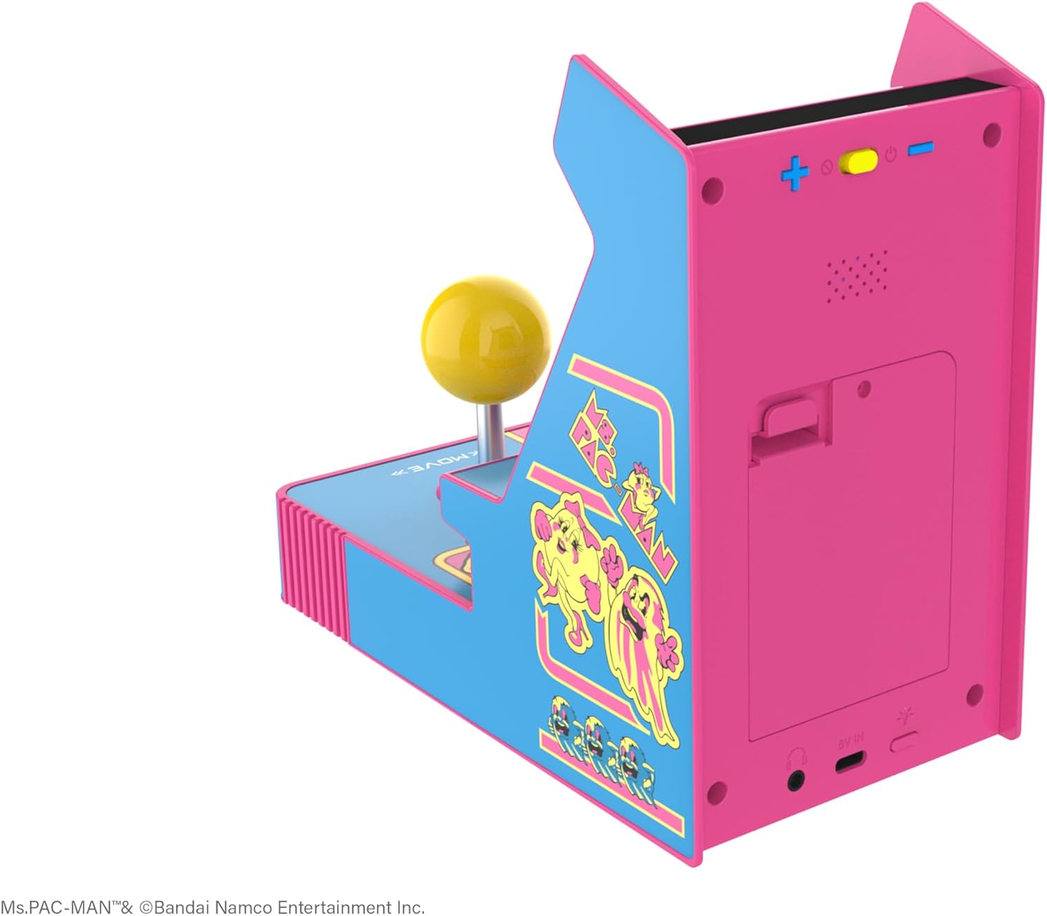 My Arcade Ms. Pac-Man Joystick Player: Retro Arcade Classics, 3.5" Screen | Handheld Games, Birthday Gifts for Kids and Adults, Collectibles