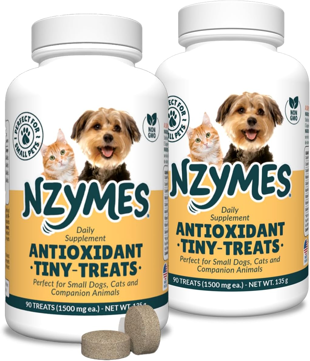 Antioxidant Treats - for Dogs Joints, HIPS, Paralysis, Skin, Coat, Hair Loss, Aging, Digestion, Neurological, Seizures - 60 Treats - Made in The USA