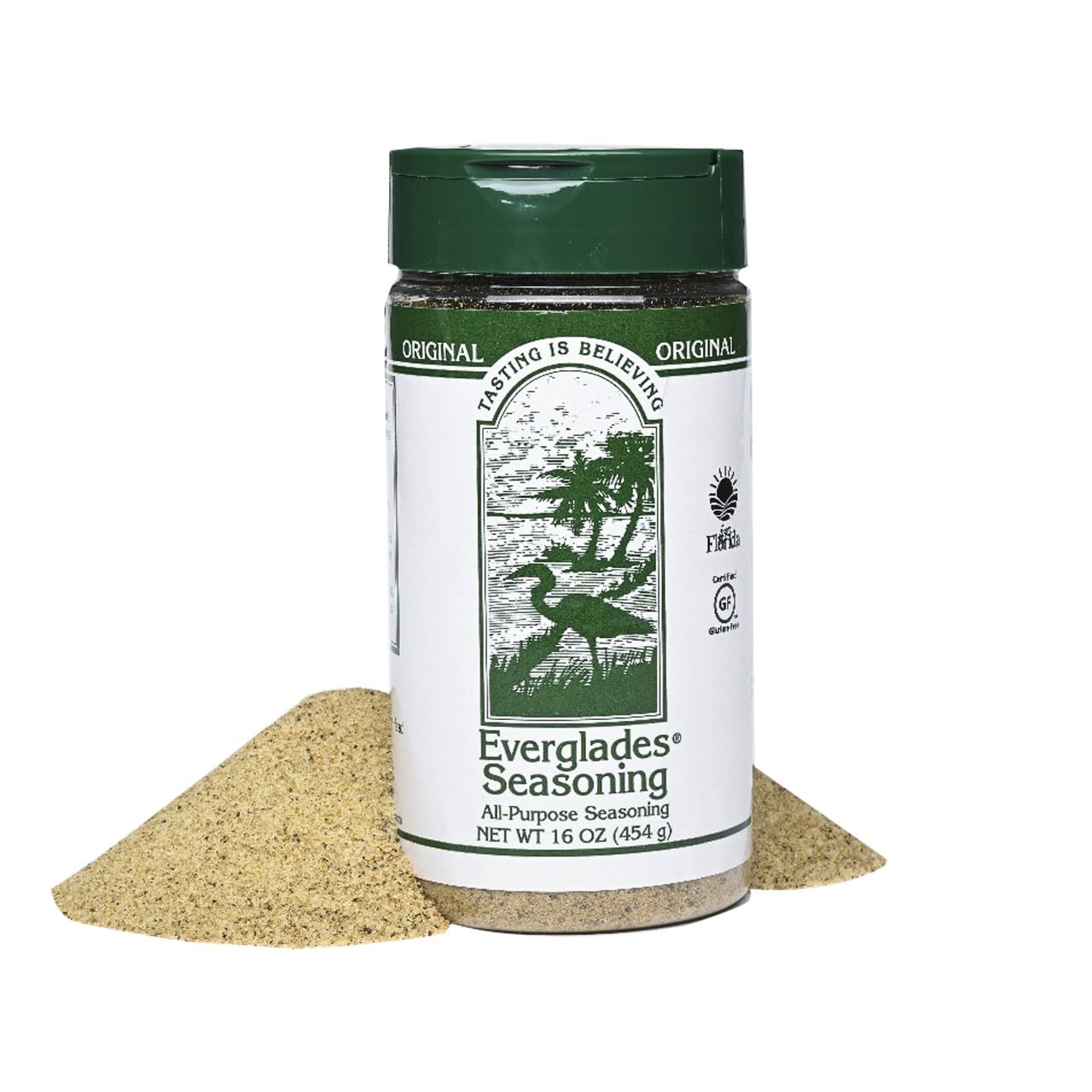 Everglades All Purpose Seasoning Blend - Southern Herbs & Spices - 16 oz | Gluten Free, No Pesticides, Granule Form, Made In Florida, For Meat Seafood Veggies