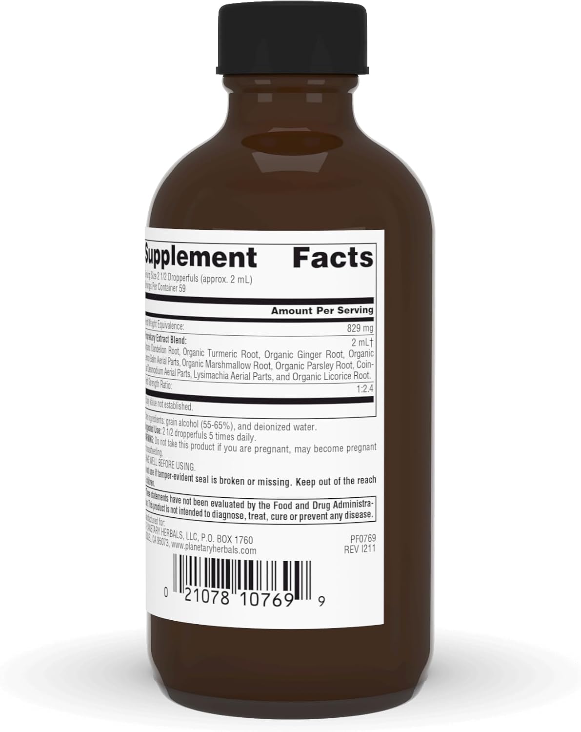 Planetary Herbals: Stone Free 4 oz. Liquid