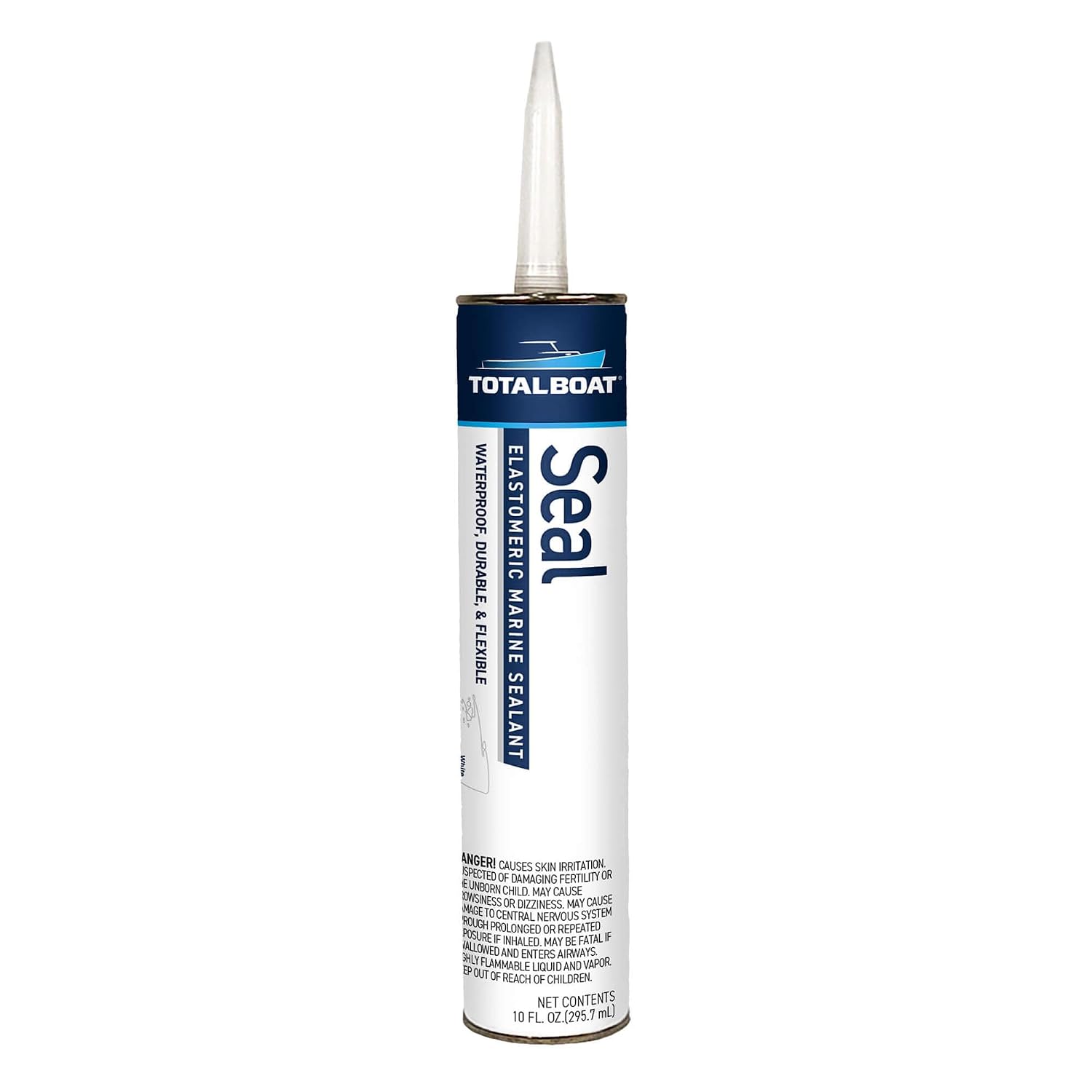 TotalBoat Seal Marine Sealant 10 Ounce | Cures Fast in Wide Temperature Range, Use to Seal Ports, Bed Hardware and Windshields, or Stop Leaks