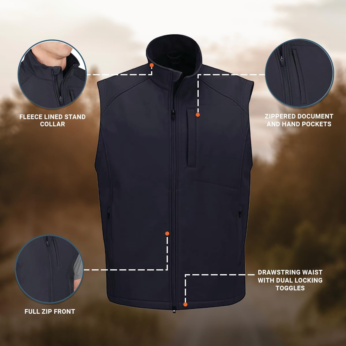 Propper Men's Icon Softshell Vest | Performance Cargo Work Pants for Law Enforcement and First Responders