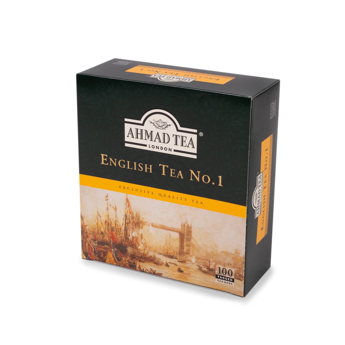 Ahmad Tea Green Tea, Green Tea Teabags 100 ct - Caffeinated & Sugar-Free