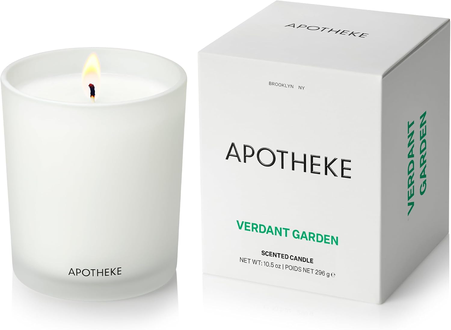 Apotheke Signature Scented Candles for Home, Canvas - 10.5 Oz | Long-Lasting Non-Toxic Soy Wax Jar Candle with Essential Oils, Large - Luxury Gift for Women & Men