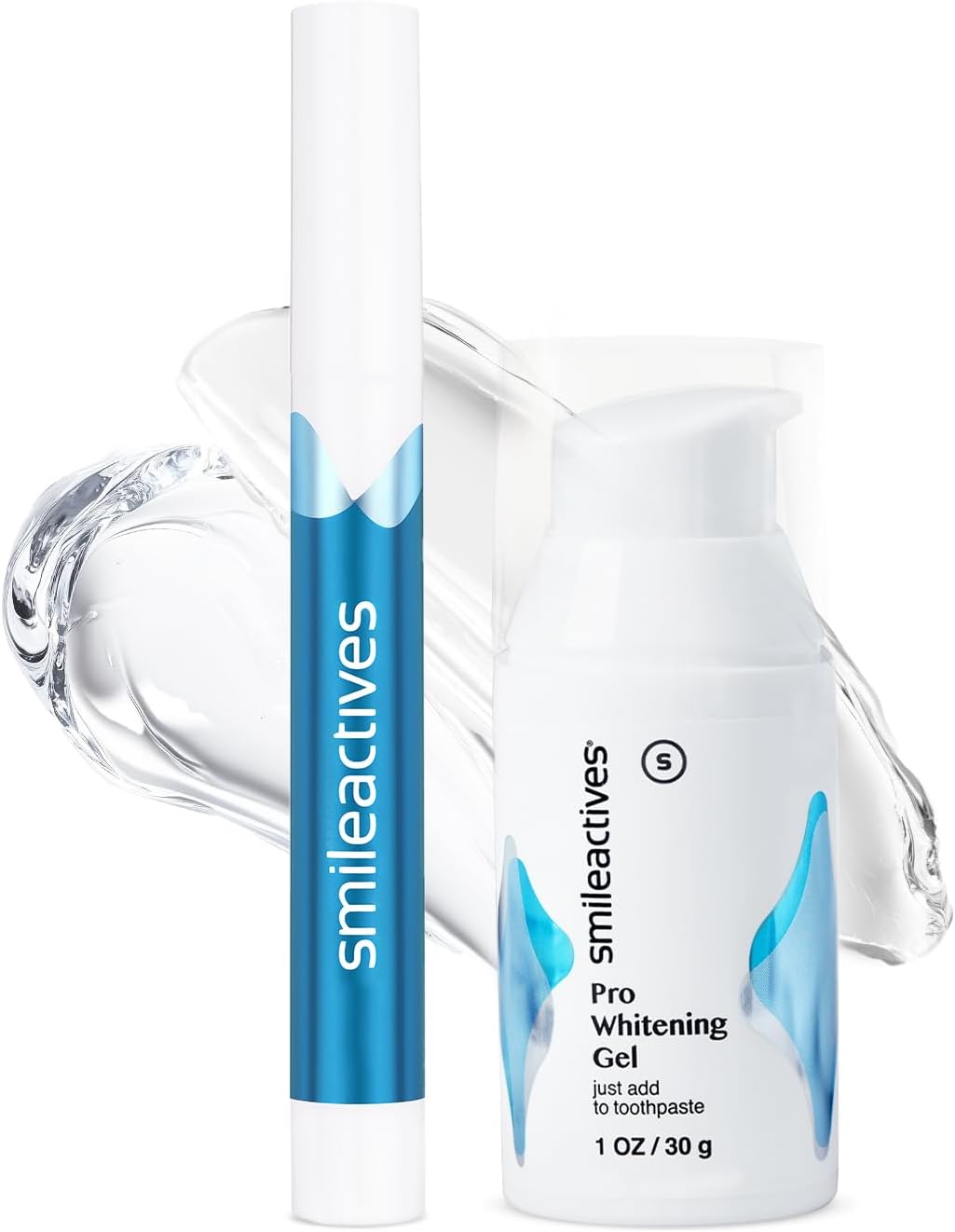 Smileactives Teeth Whitening Kit with Gel & Pen, Hydrogen Peroxide, 30-Day