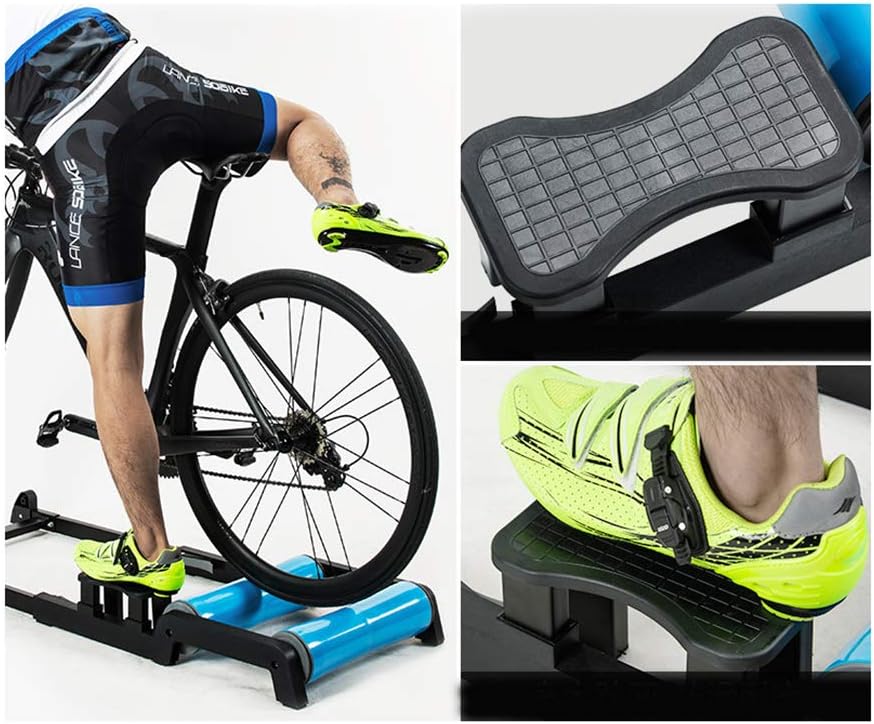 Bike Trainer Stand Bicycle Roller Riding Platform Mountain Bike Riding Platform Indoor Training Platform for Mountain Roads Fitness Equipment