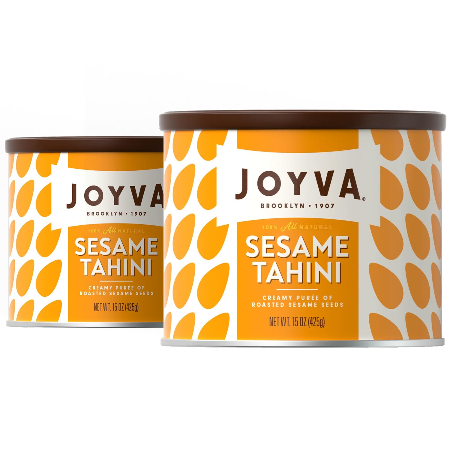 Joyva Sesame Tahini | Roasted Sesame Seed Puree | 15 oz | Smooth & Creamy