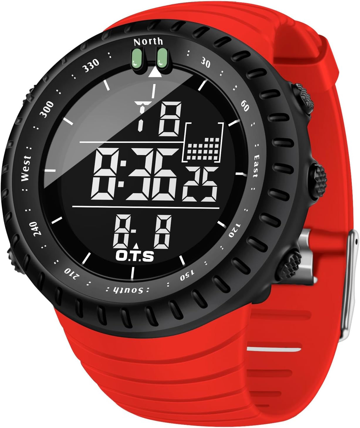 PALADA Men's Digital Sports Watch Waterproof Tactical Watch with LED Backlight Watches for Men