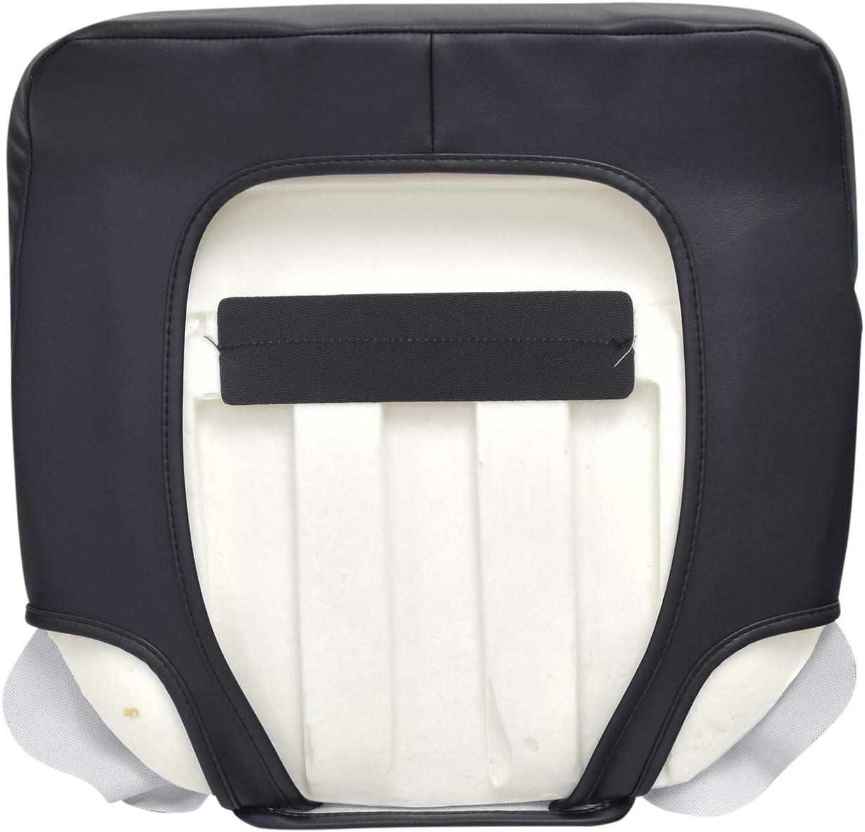 Black Vinyl Seat Base for Go-Go and Pride Revo (SC60/SC63/SC64) Mobility Scooters - Replacement 17-1/2"x16-1/2 Foam Insert with Cover for Standard