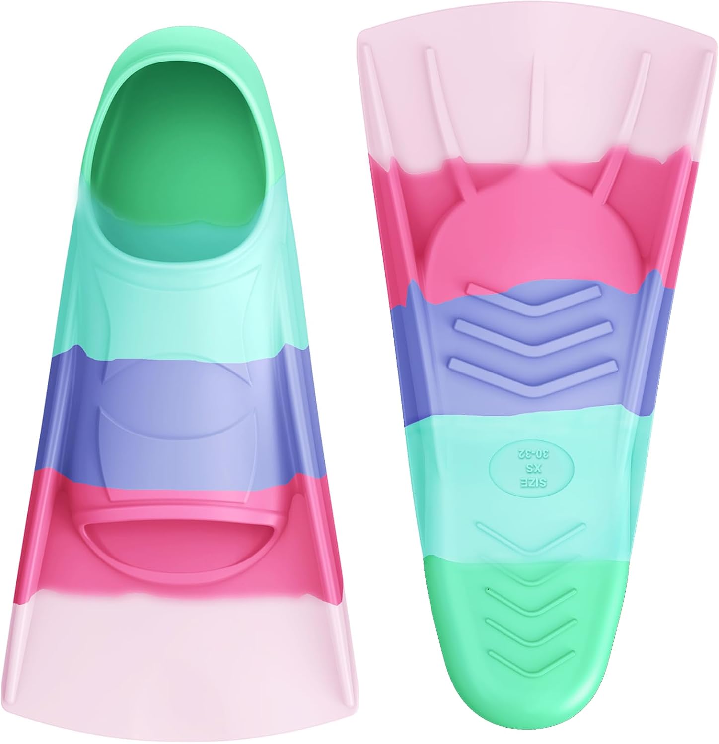 Gintenco Swim Fins, Adults & Kids Swim Training Fins for Lap Swimming