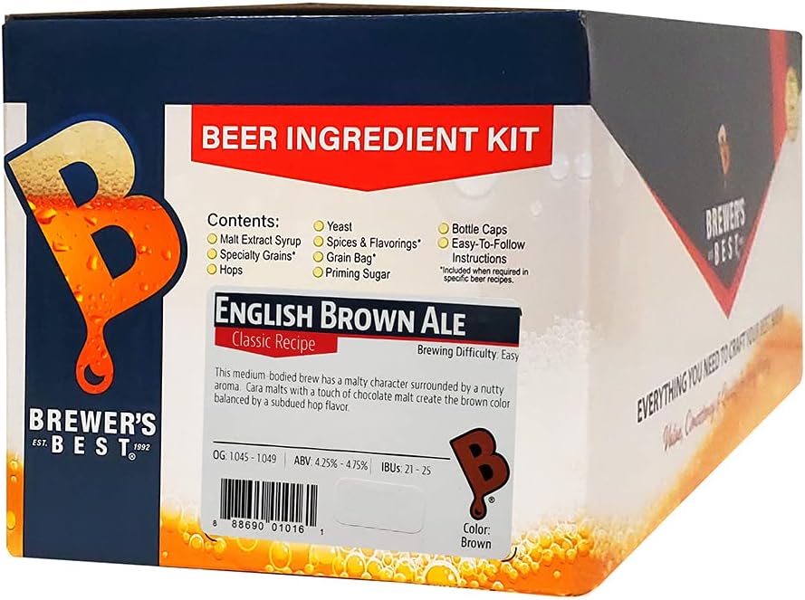 English Brown Ale Homebrew Beer Ingredient Kit