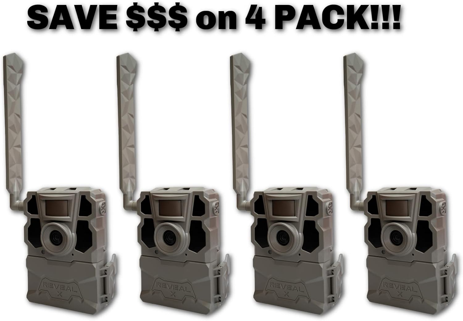 TACTACAM Reveal X Gen 2.0 LTE Cellular Trail Camera AT&T and Verizon, HD Video, HD Photo, Low Glow IR LED Flash (TA-TC-XG2) for Hunting, Security