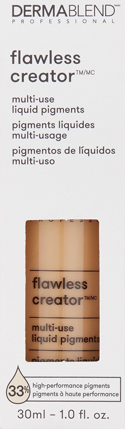 Dermablend Flawless Creator Multi-Use Liquid Foundation Makeup, Full Coverage Lightweight Buildable Foundation, Natural Finish, 1 Fl oz.