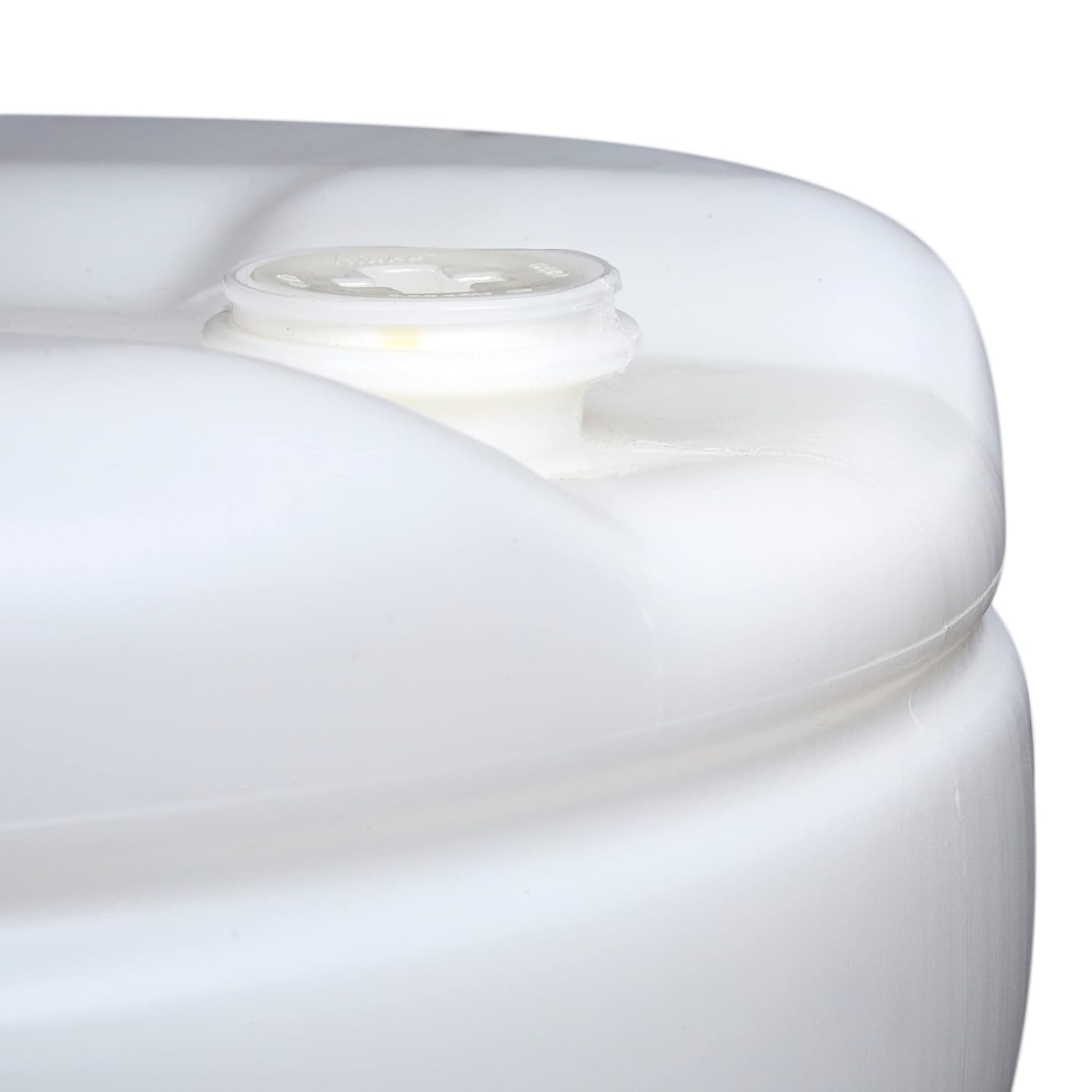 Hudson Exchange 15 Gallon Tight Head Drum with 2" & 3/4" Fittings, UN Rated, Food Grade BPA Free HDPE, Natural