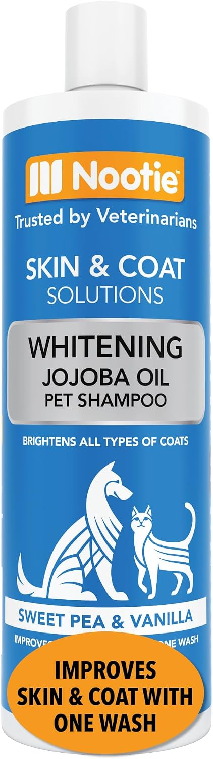Nootie Cucumber Melon Pet Shampoo for Dogs & Cats, Gentle Oatmeal Formula | 16 oz, dog wash for sensitive skin, helps relieve dry itchy skin for dogs, natural ingredients, cleans & conditions