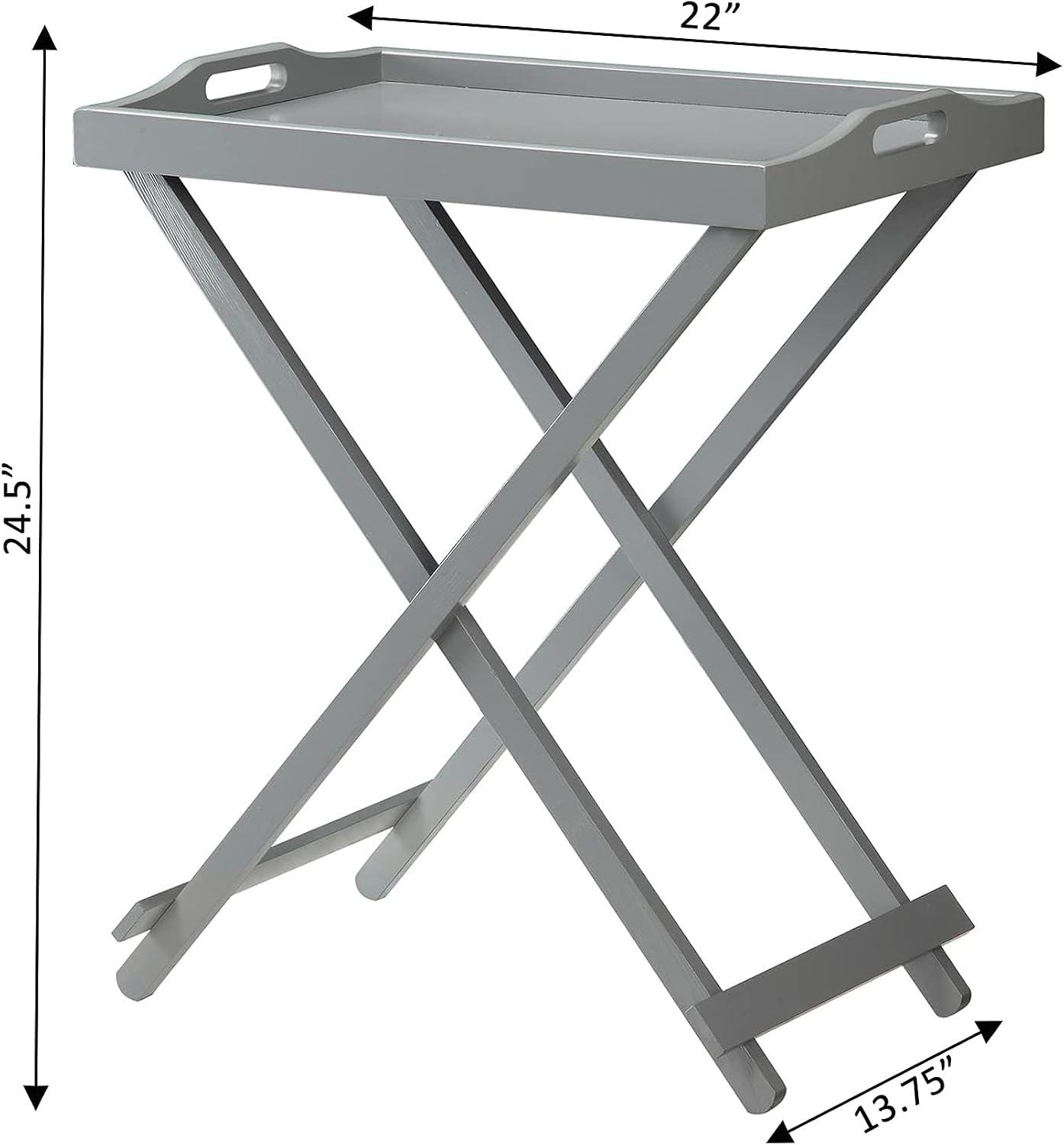 Convenience Concepts Designs2Go Tray Table, White