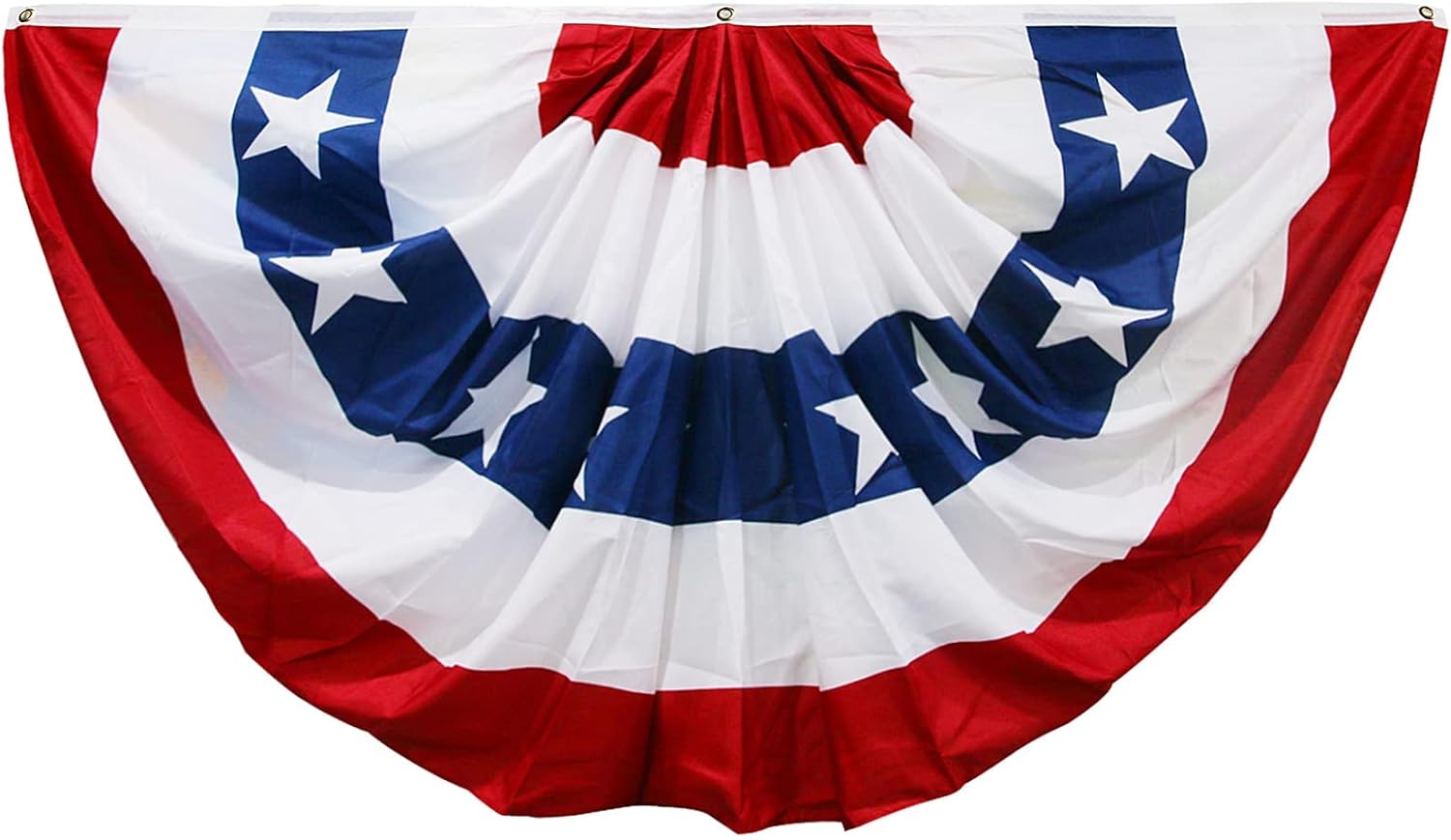 HOOSUN 4th Of July Decorations, American Flag Bunting for Outside, 3x6 Ft Fourth of July Bunting Patriotic Memorial Day Decor