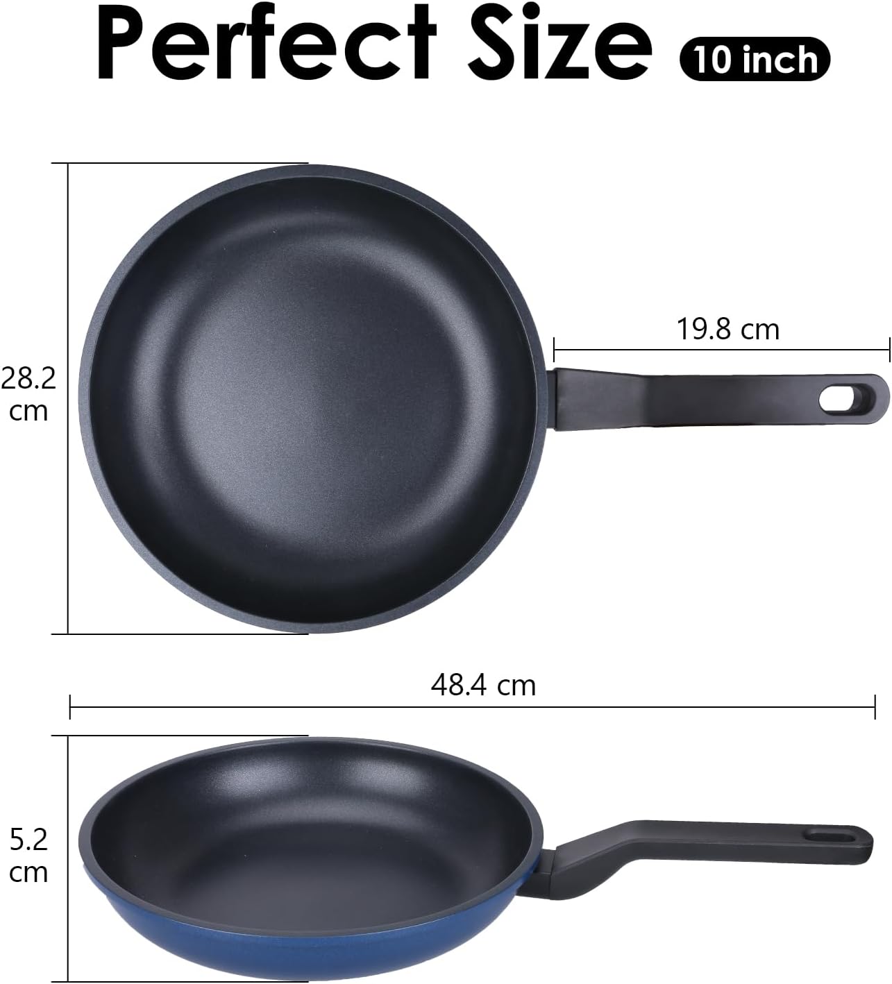 Nonstick Frying Pan Skillet,8 Inch Frying Pan Skillet,Egg pans,Omelette Pan,PFOA Free,Kitchen Pots Induction Pot