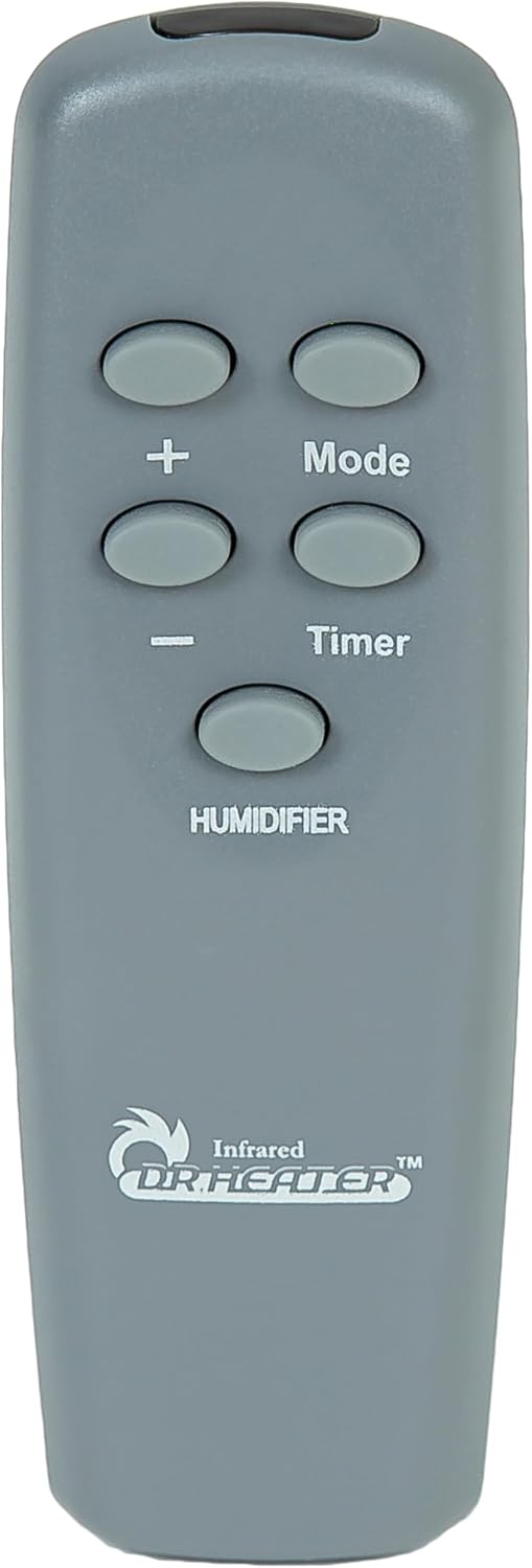 Dr. Infrared Heater DR-968H Indoor Portable Space Heater with Humidifier, 1500-Watt, Cherry