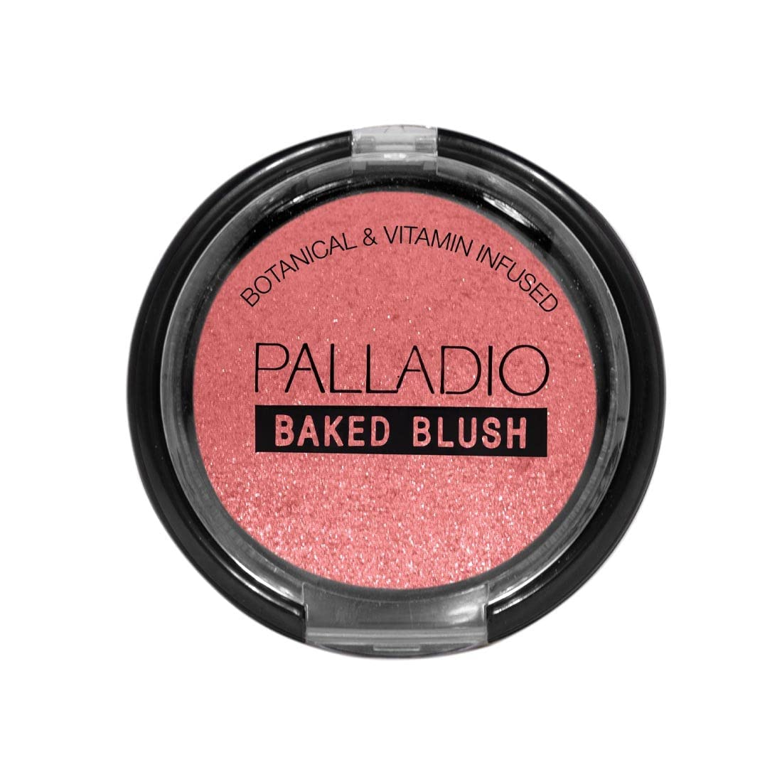 Palladio Baked Blush, Highly Pigmented Shimmery Formula, Easy to Blend and Highly Buildable, Apply Dry for a Natural Glow or Wet for a Dramatic Luminous Look, Long Lasting for All day Wear, Berry