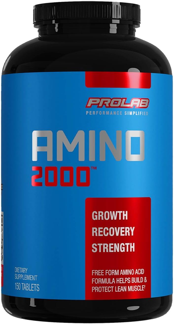 Prolab Amino 2000 Essential Amino Acids, BCAA Blend (150 Tablets)