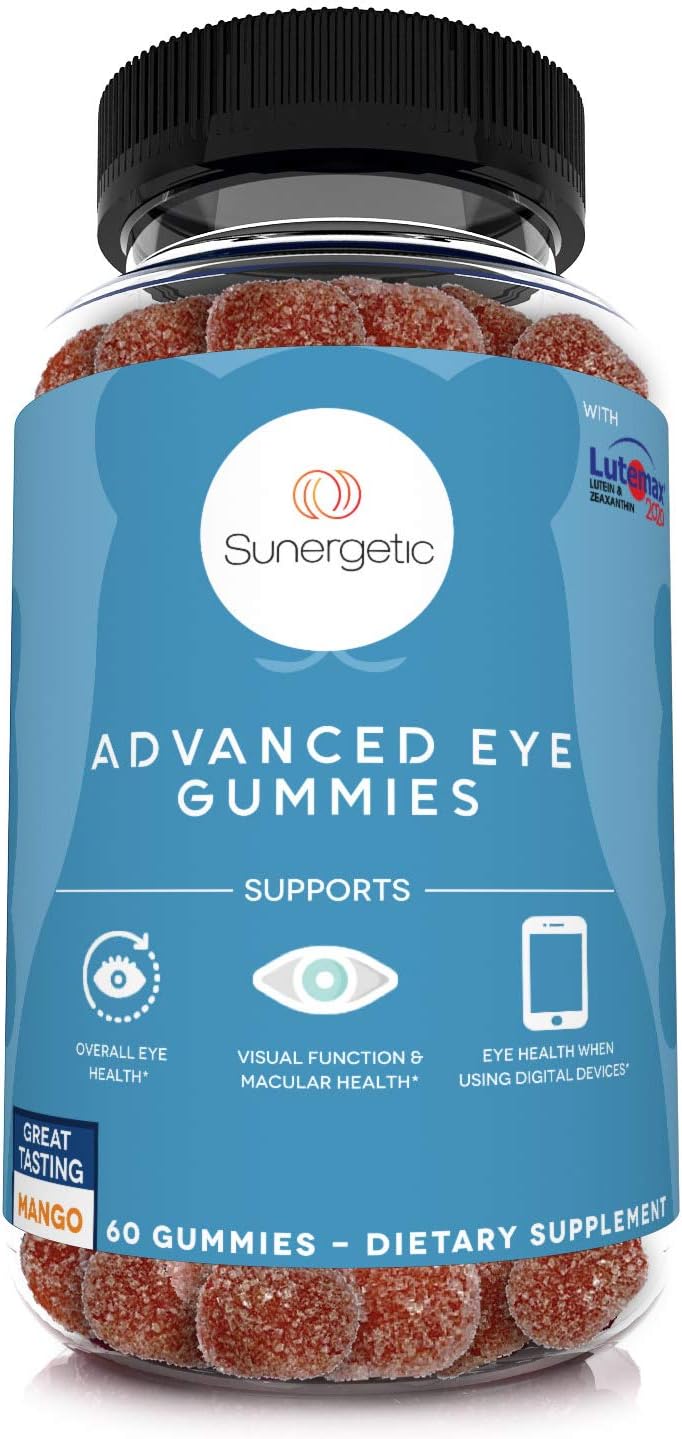 Premium Eye Support Gummies–Lutein Gummies with Zeaxanthin Supports Overall Eye Health