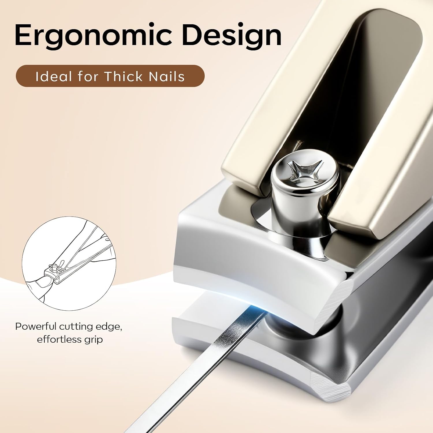 FAMILIFE Stainless Steel Manicure Set 11-in-1 Professional Nail Clipper Kit