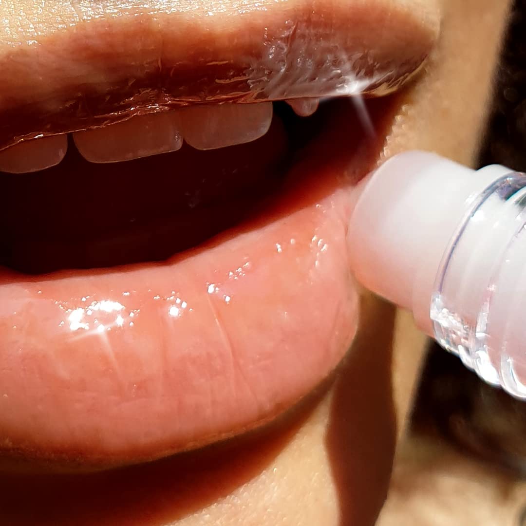 MODE Lip Glaze Cotton Candy Flavored Lip Gloss, Hydrating Sheer Wet Shine, Skincare Fruit Oils
