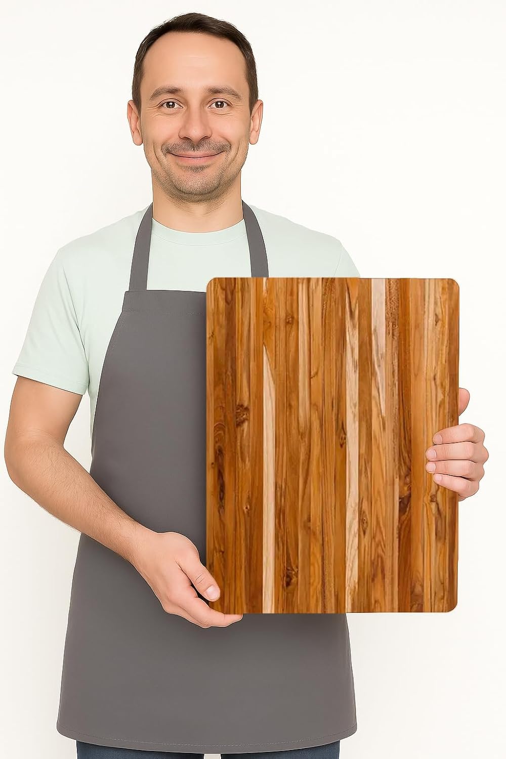 Teakhaus Cutting Board - Extra Large (XL) Teak Wood Cutting Board 24”L x 18”W x 1.5” Thick - Sustainably Harvested and FSC Certified - Knife Friendly with Natural Oil Finish