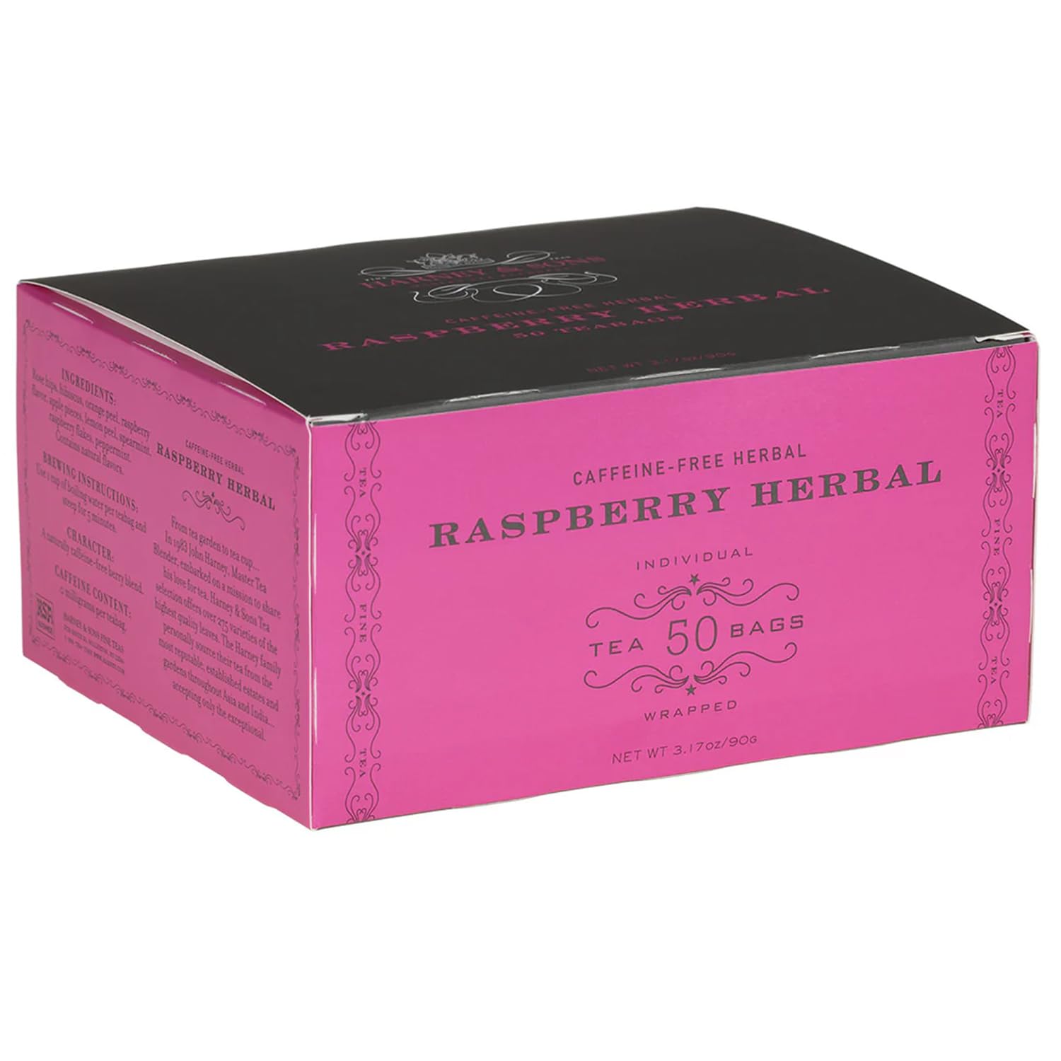 Harney & Sons Organic Green Tea with Citrus & Ginkgo, 50 Tea Bags | Organic green tea with citrus, ginkgo and lemongrass. Contains caffeine.