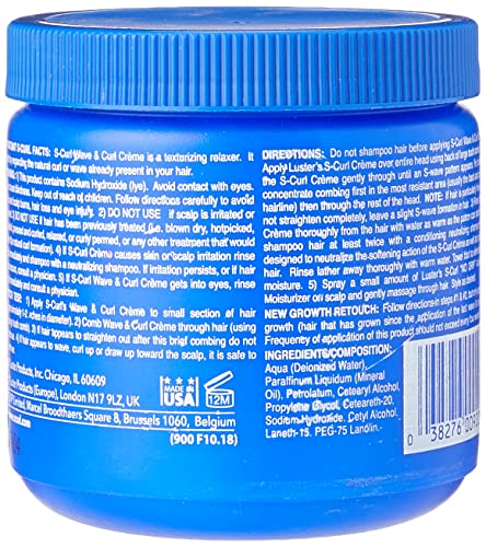 S Curl Texturizer Wave & Curl Creme -Regular