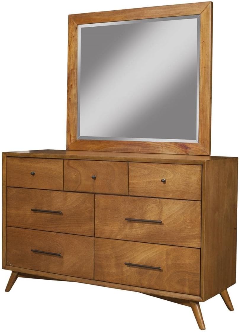 Flynn Mahogany Dresser Mirror, Chestnut