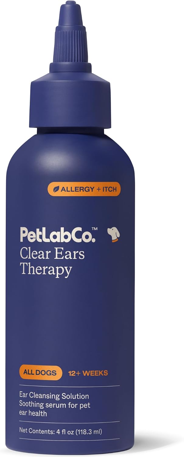 PetLab Co. Clear Ears Therapy Dog Ear Cleaner, 4 fl oz