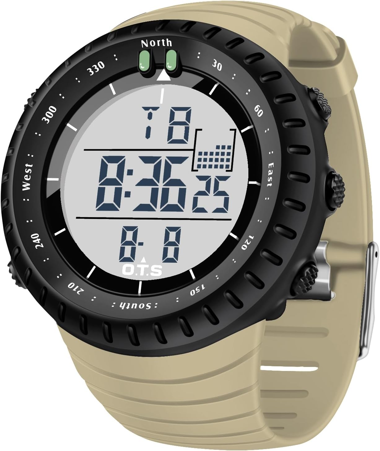 PALADA Men's Digital Sports Watch Waterproof Tactical Watch with LED Backlight Watches for Men