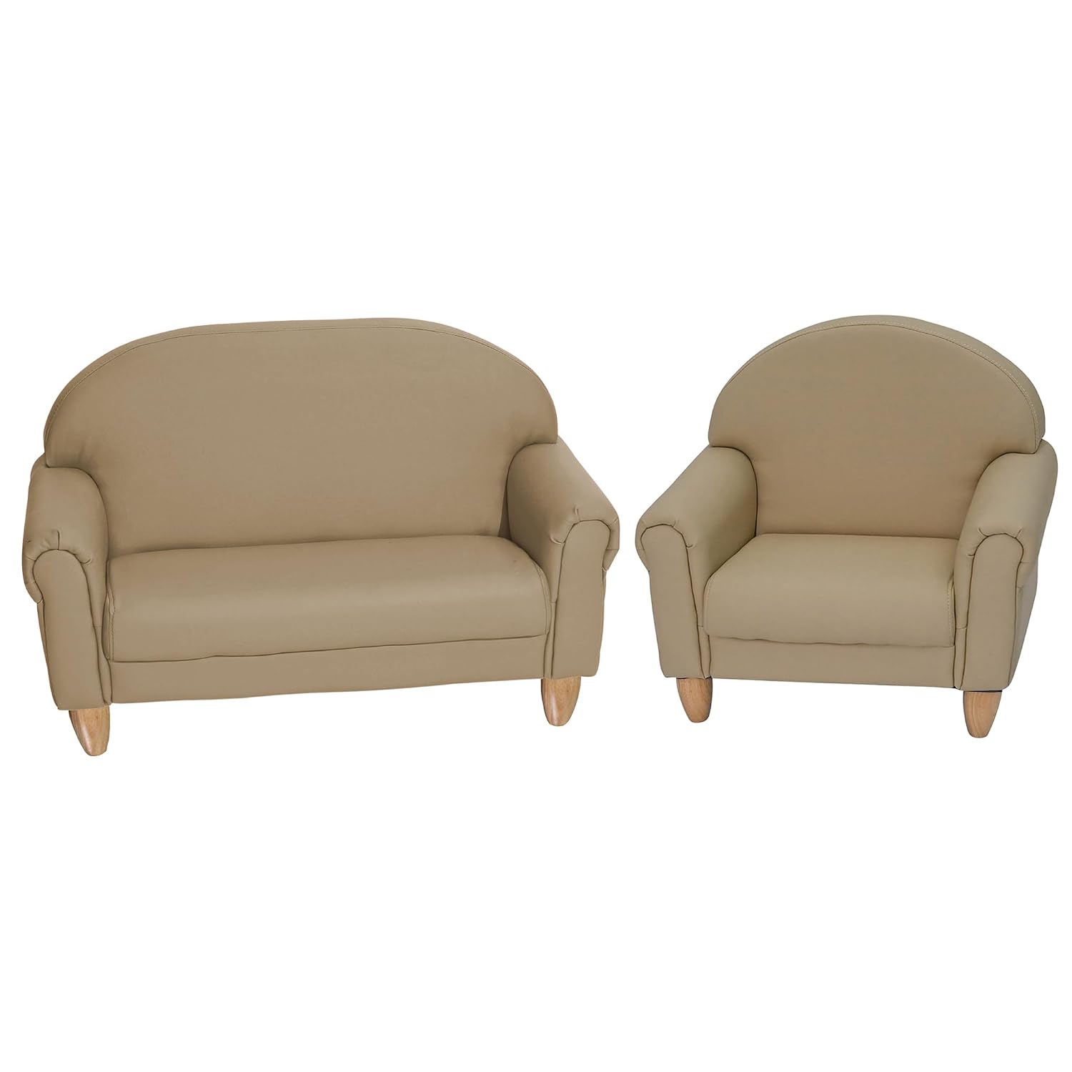Children's Factory Upholstered Toddler Couch, Sofa, Deep Water