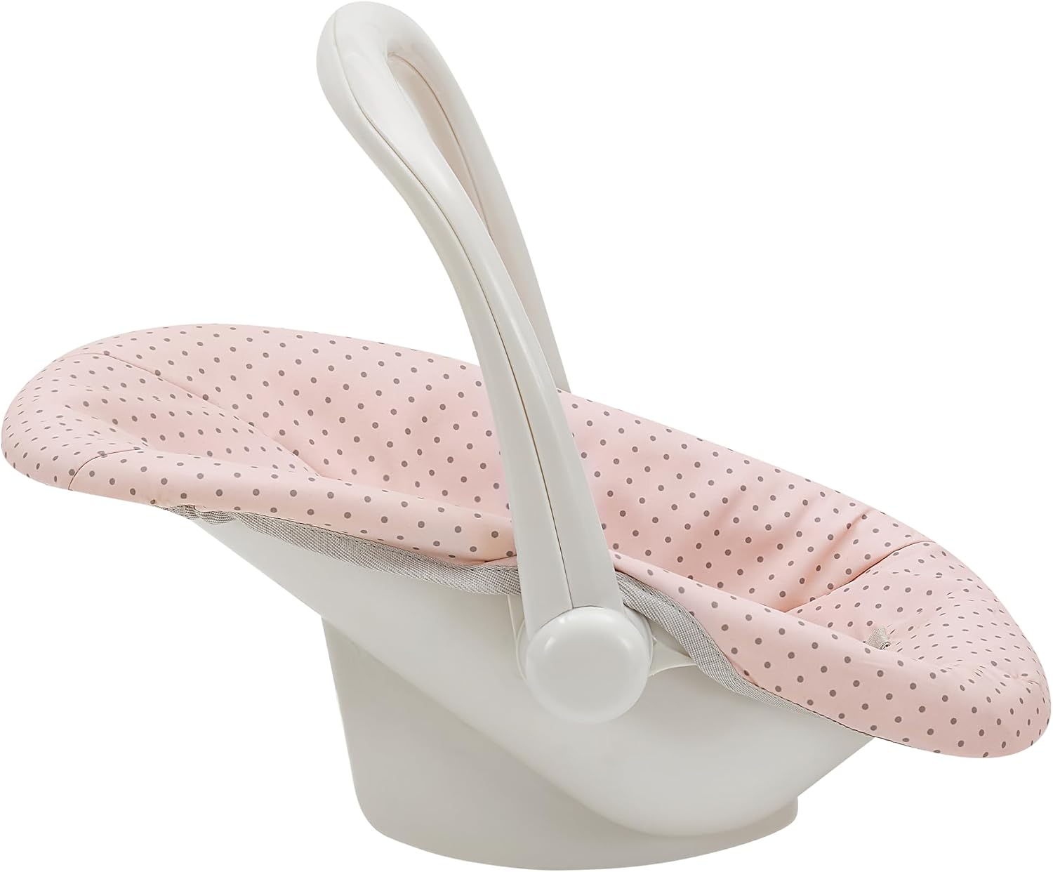 Olivia's Little World Doll Jogging-Style Stroller with Canopy, Storage Underneath, Pink and Cream and Gray | Canopy, Storage Underneath