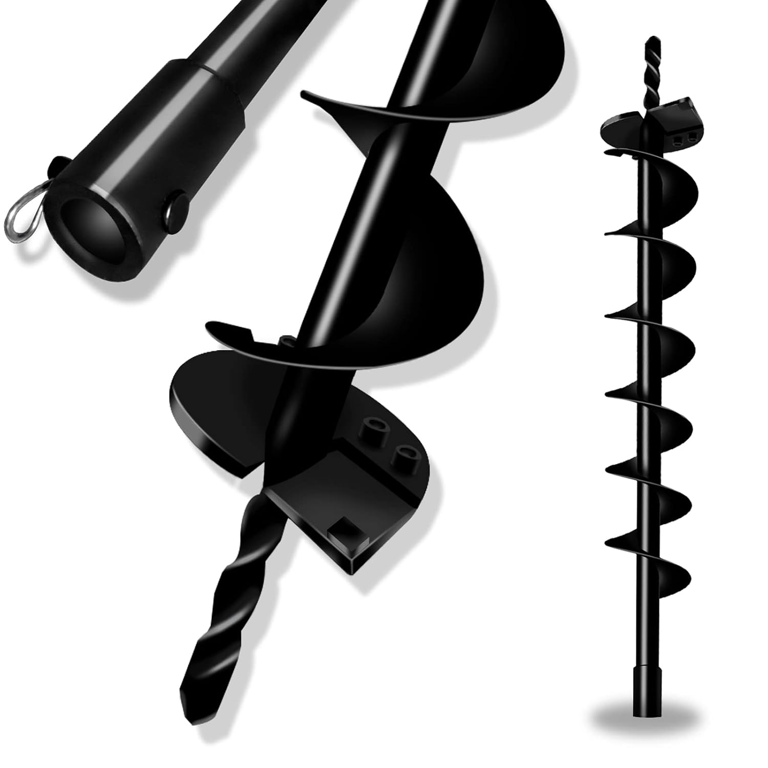 LONGRUN Auger Drill Bit for Planting-1.7"x15" Planting Auger, Garden Spiral Hole Drill Bulb Planter Tool for Planting, Bedding Plants, Flowers