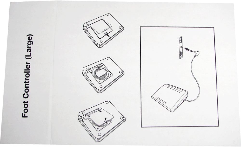 JANOME Foot Controller Large Sewing Machine Memory Craft 9900 11000 12000 [Import from Japan]