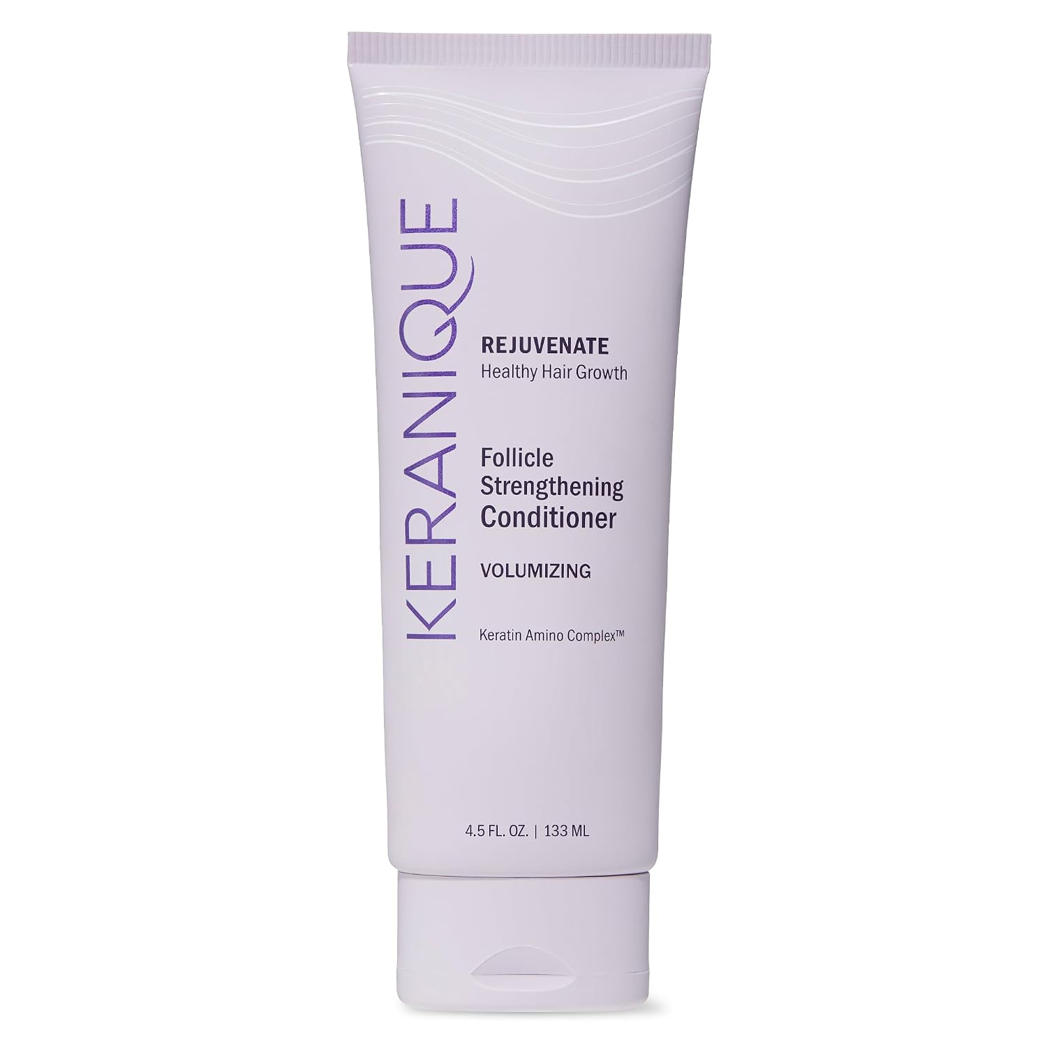 Keranique Volumizing Keratin Conditioner for Thinning Hair, Hair Regrowth | Keratin Amino Complex, Free of Sulfates, Dyes and Parabens, 8 Fl Oz | Volumizes Hair