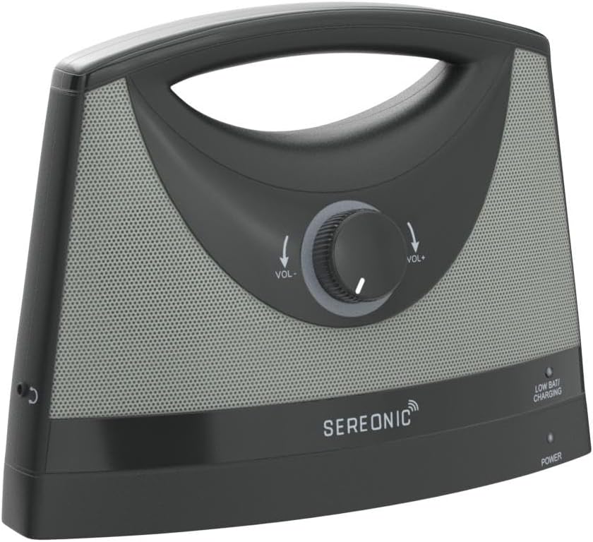 SEREONIC Portable Wireless Speakers for Smart TV - Ideal for TV Watching Without The Blaring Volume - Designed for Hard of Hearing, Elderly