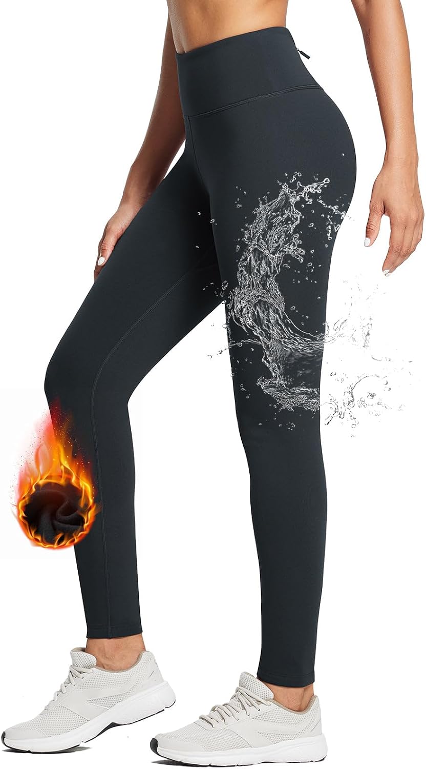baleaf Women's Fleece Lined Leggings Thermal Warm Winter Tights