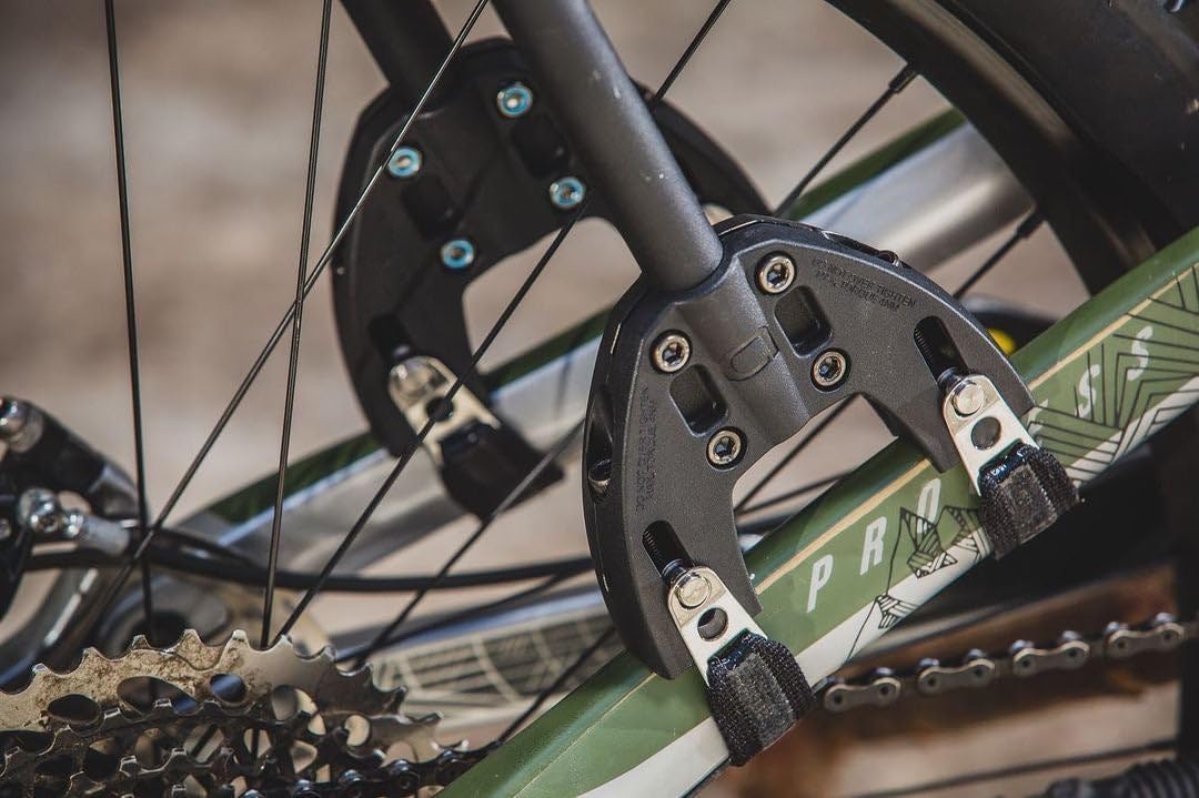 AEROE Spider Rear Bike Rack, Easy Install & Use, Fits All Mountain Bikes incl. E MTB, Gravel Bikes and Electric Bikes