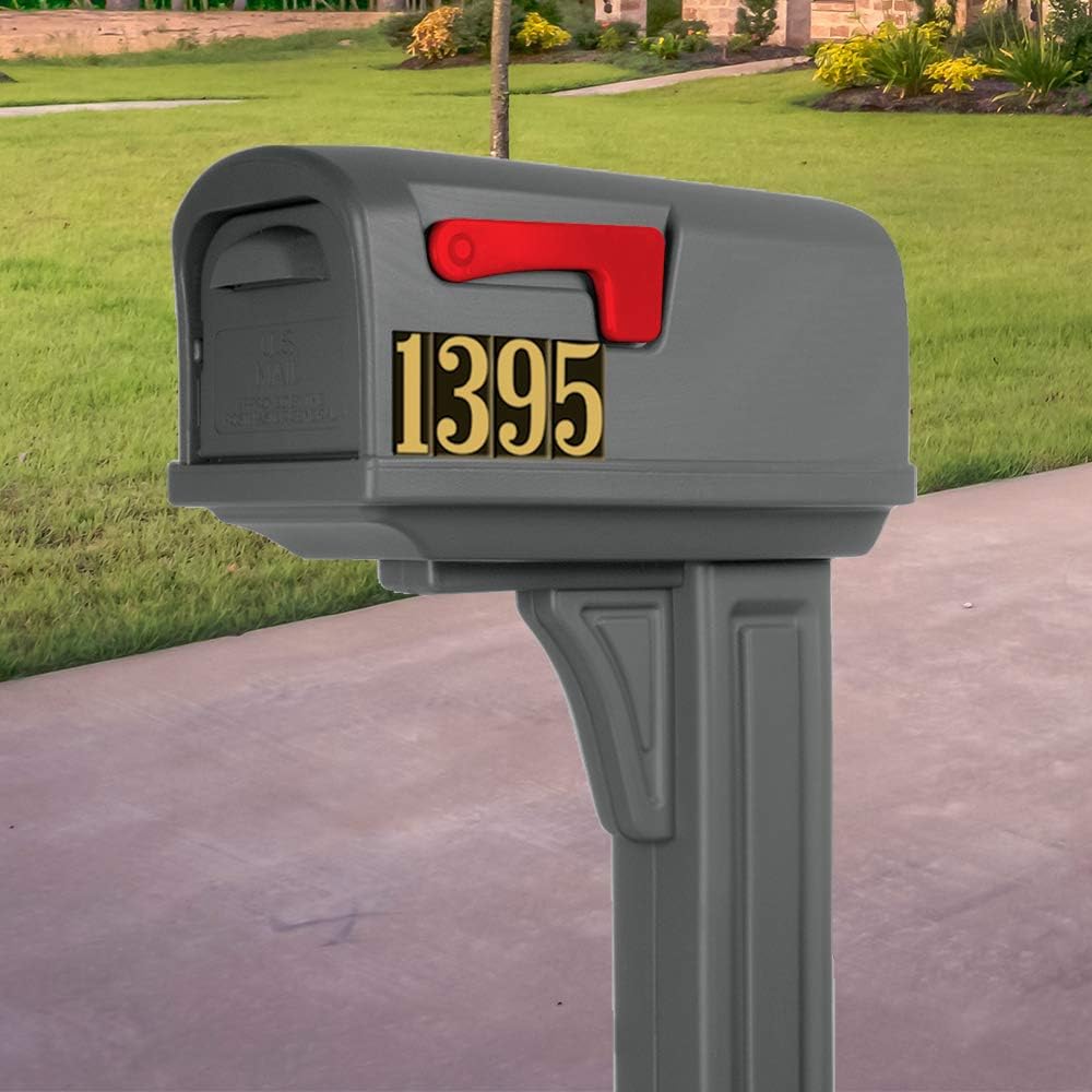 Hy-Ko Packaged Numbers & Letters, DIY Address Number Stickers for Deliveries and Navigation, Self-Adhesive House Decals for Siding, Door, Mailboxes