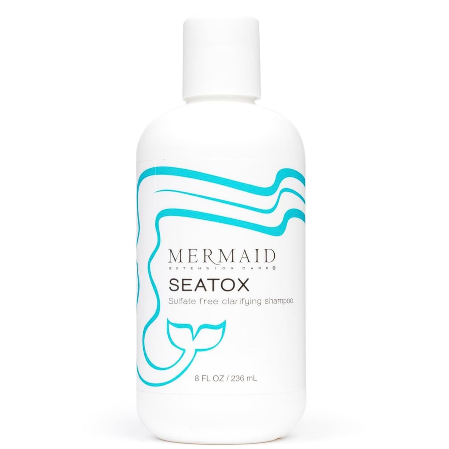 Seatox Clarifying Shampoo, Sulfate-Free, 8 Fl Oz | Deep Cleansing Detox Removes Build-Up, Minerals & Residue Without Stripping Moisture, Extension-Safe Prep For Lasting Bonds