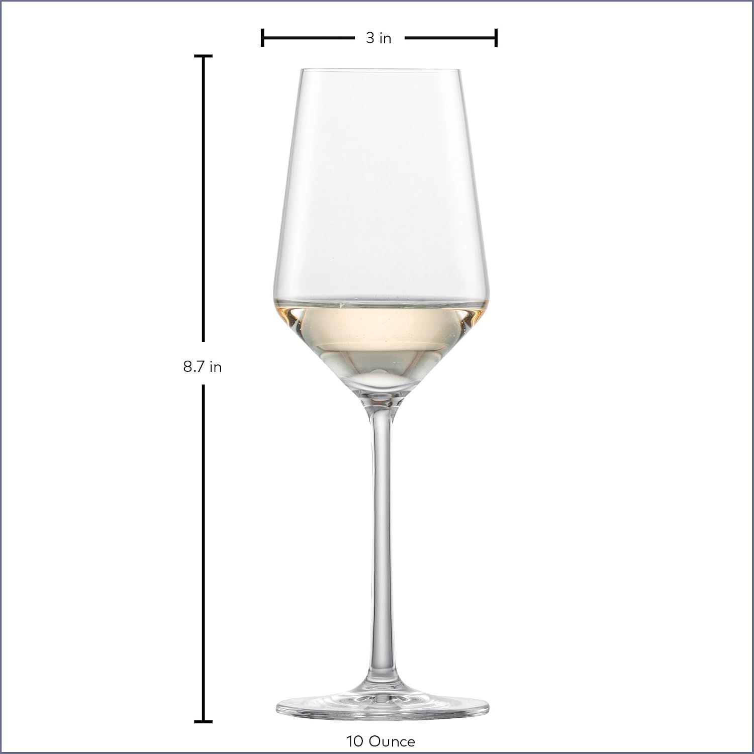 Zwiesel Glas Pure Burgundy Red Wine Glass (Set of 4), Graceful Burgundy Glasses for Red Wine, Dishwasher-Safe Tritan Crystal Glasses, Made in Germany (23 Ounce)