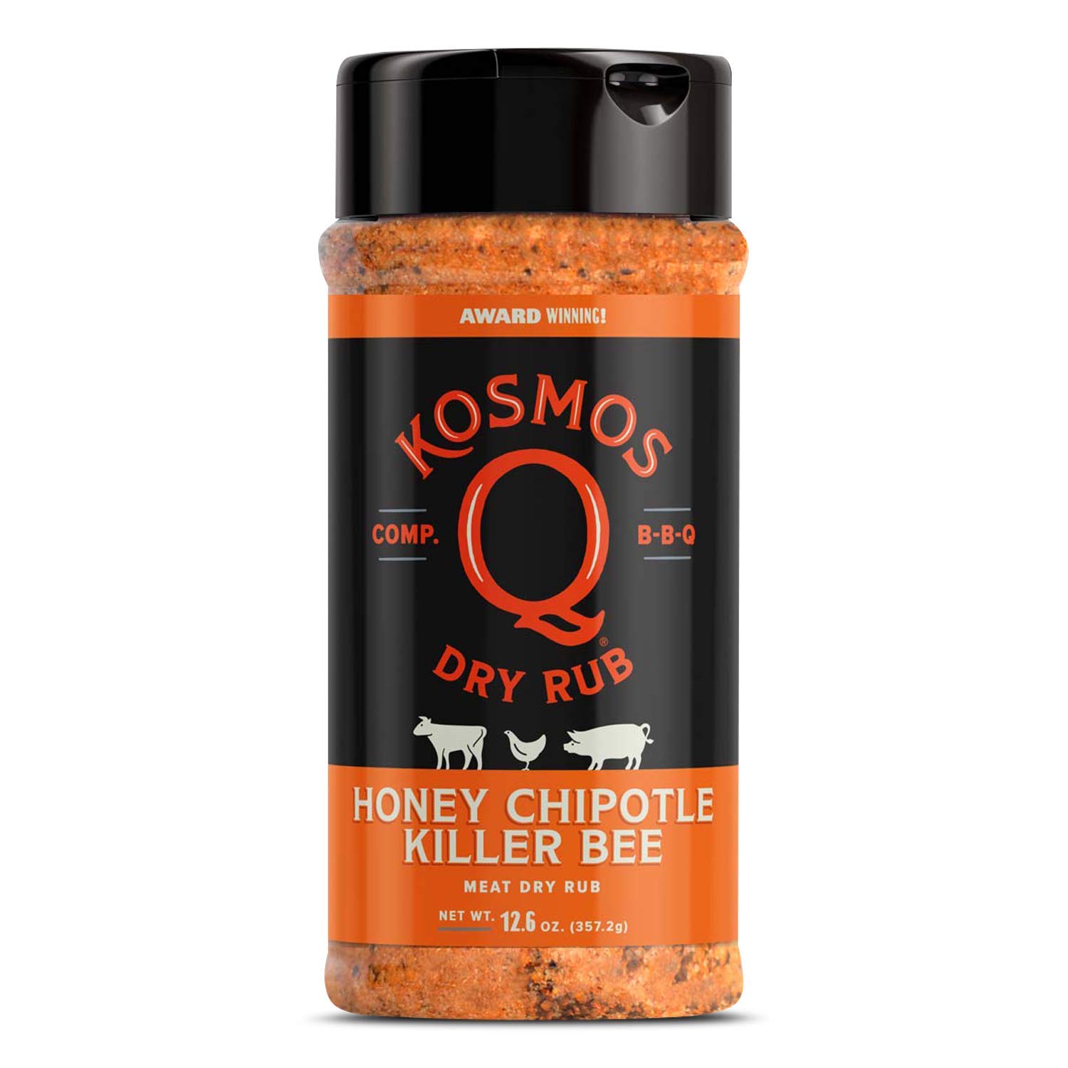 Kosmos Q BBQ Grill Spices & Seasonings Set, Father’s Day Gift for Him, 8 Flavor BBQ Rub Variety Pack with Cow Cover, Dirty Bird, SPG & More