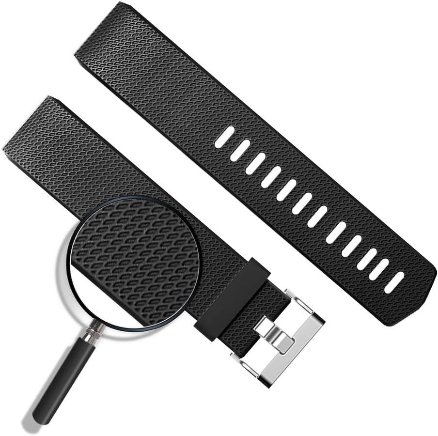 Tobfit Sport Bands Compatible with Fitbit Charge 2, 4 Pack, Replacement Wristbands for Women Men, Small/Large
