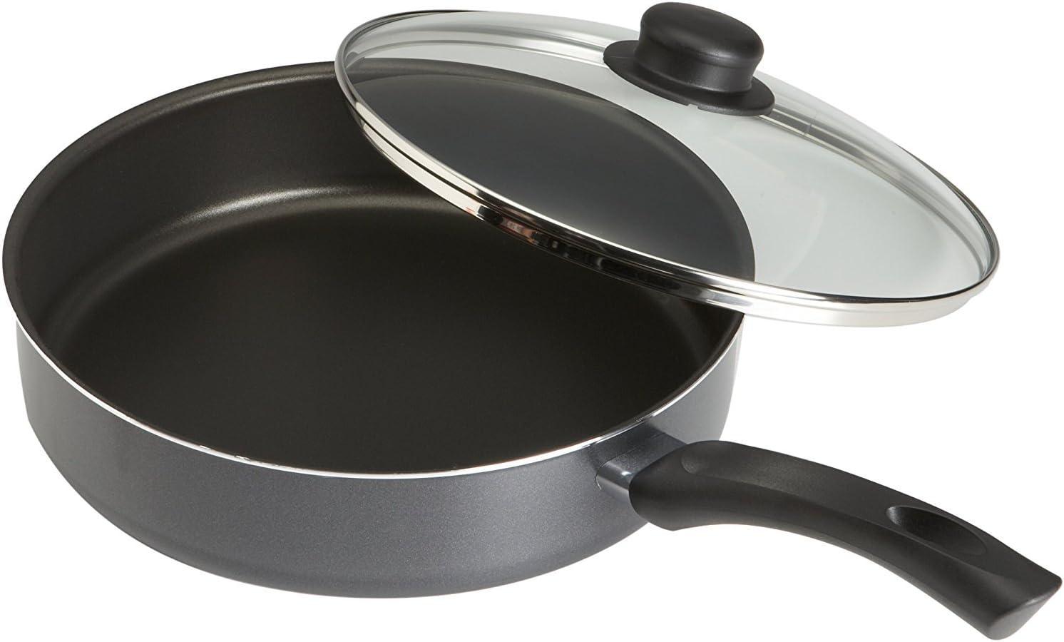 GoodCook Nonstick Sauté Pan, 10 Inch, Black