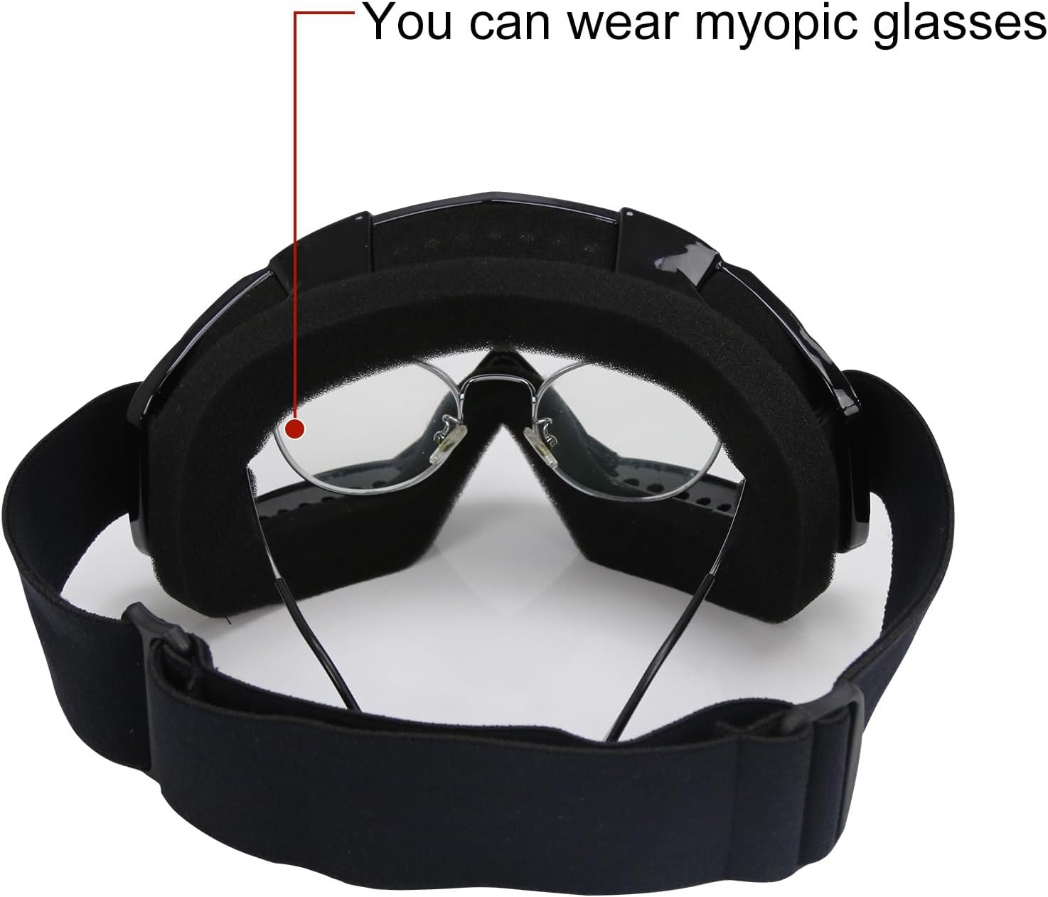 Dirt Bike Goggles, ATV Motorcycle UTV MX OTG Accessories Goggle Glasses & Anti Fog Ski Goggles, Racing Skiing Dirtbike